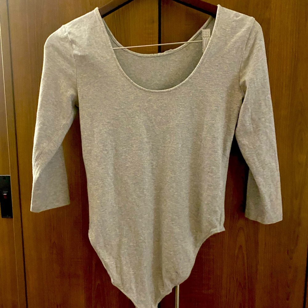 Gap Gray Bodysuit